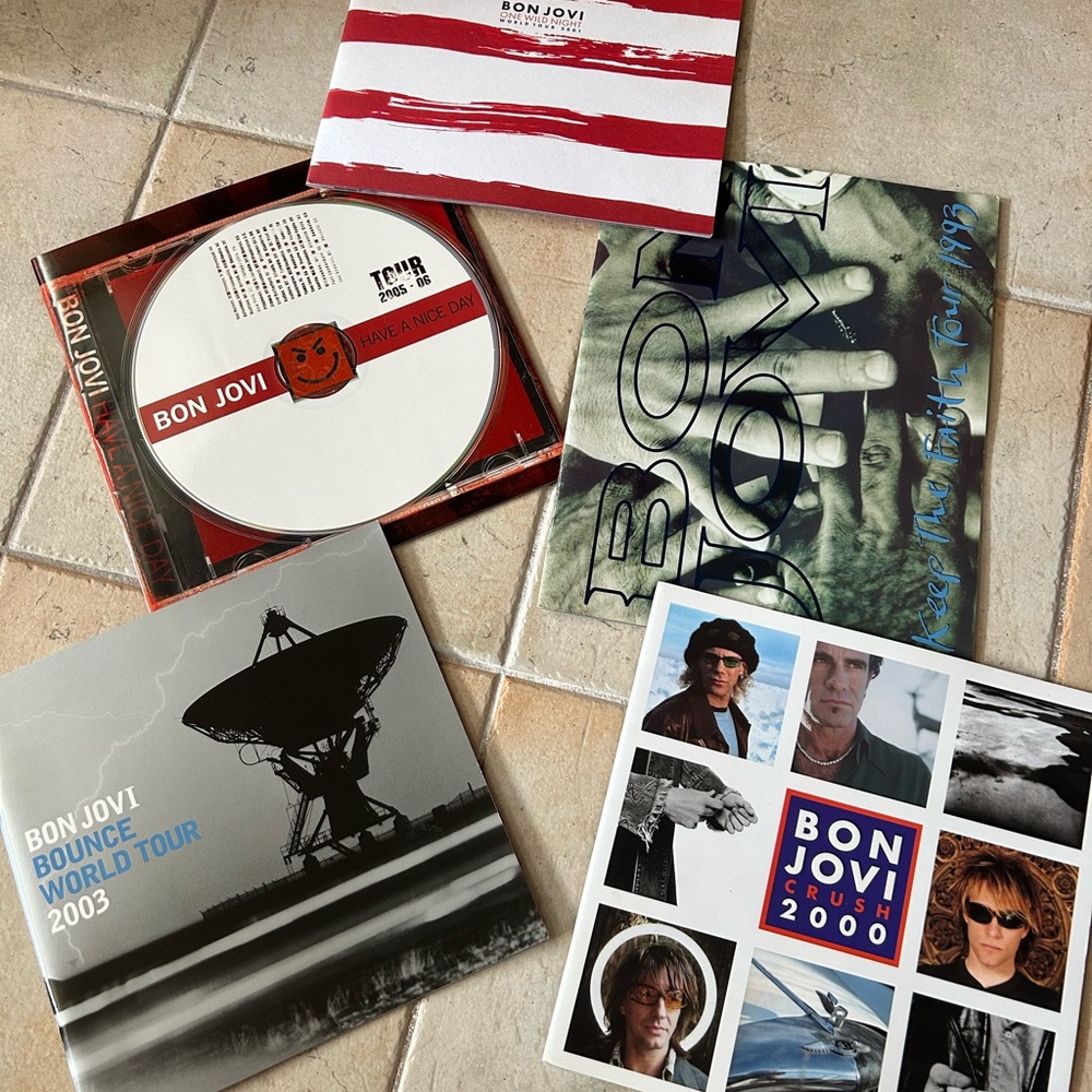 COPY - Bon Jovi Concert Program Collection
